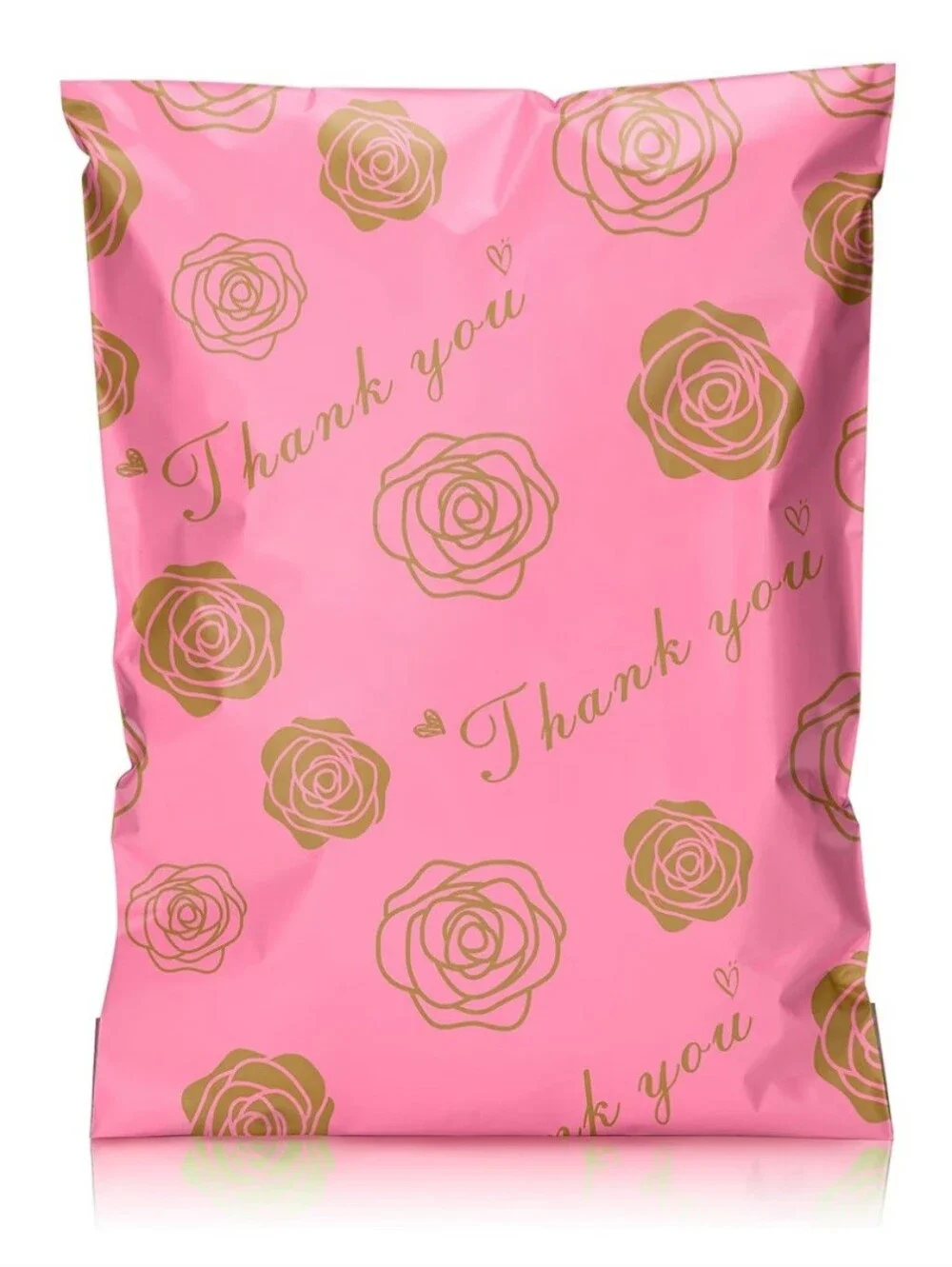 20ct 6 X 9 Pink Rose Thank You Polymailers 🌹🌹🌹🌹🌹